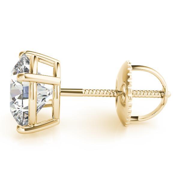 Diamond Stud Earrings Super Special Round 1.00cttw 14kt Gold