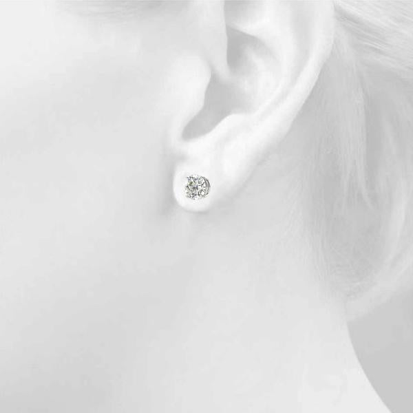 Diamond Stud Earrings Round 0.25 ct tw 14kt Gold