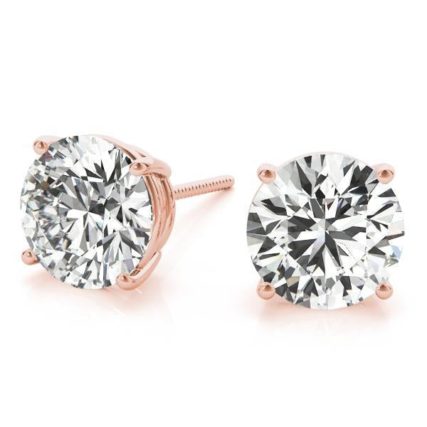 Diamond Stud Earrings Round 0.25 ct tw 14kt Gold