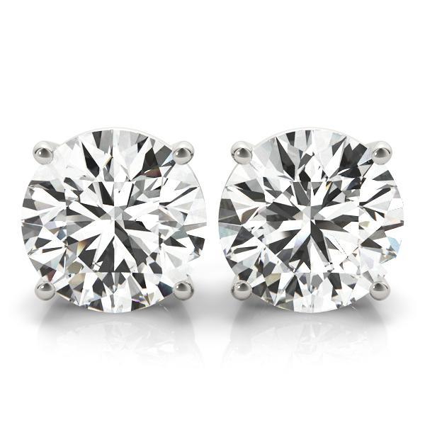 Diamond Stud Earrings Round 0.50 ct tw 14kt Gold