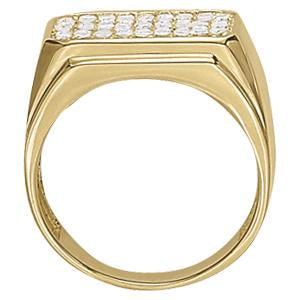 Men's Ring Diamonds 1.05 ct tw 14kt Gold