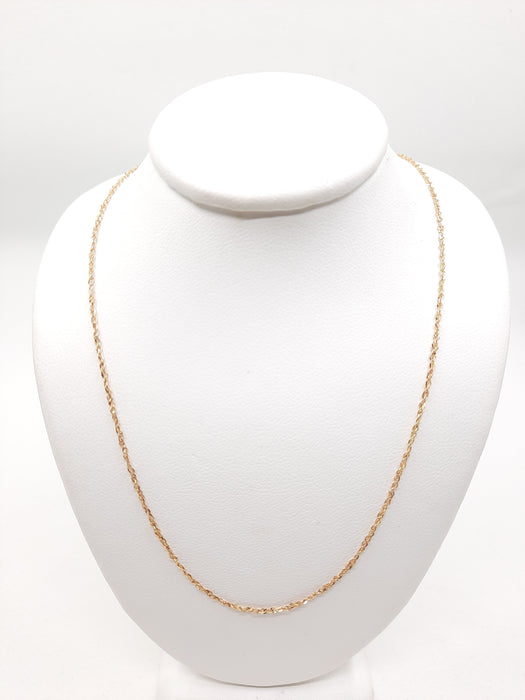 Singapore Chain 14kt 1MM - All lengths available