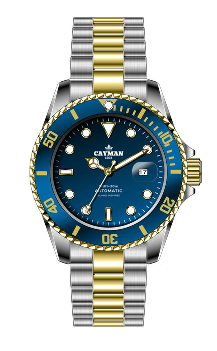 Cayman 1503 Watch - A special timepiece TwoTone Blue Dial