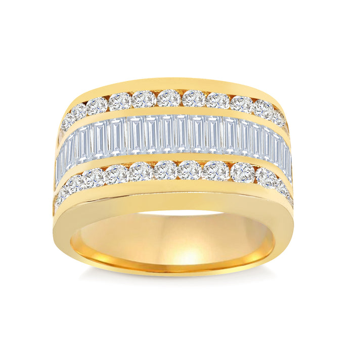 Men's Diamond Ring 2.55ct tw 14kt Gold