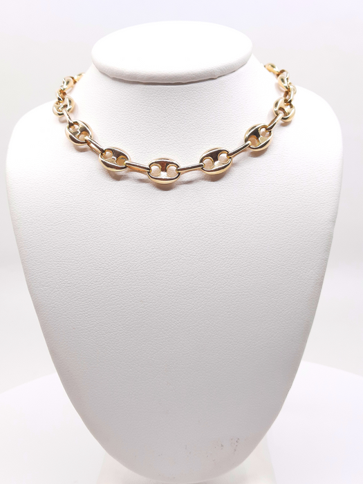 Gucci Puff Chain 14kt 8MM - All lengths available