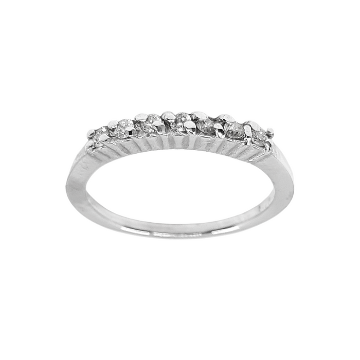 Diamond Band Women's fancy prong 0.15ct tw with 14kt Gold