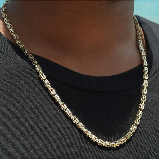 King's Link Chain Heavy Gold 14kt 4MM - All lengths available