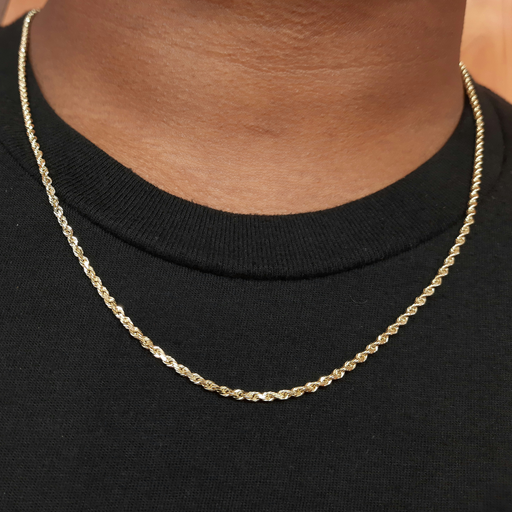 Rope Chain 14kt 2.5MM - All lengths available.