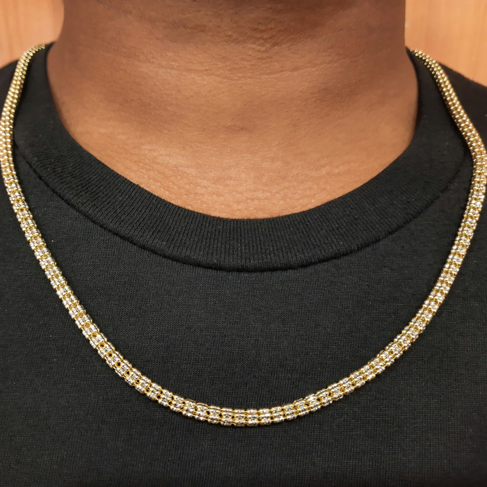 Diamond Marquise Chain 14kt 4MM - All lengths available