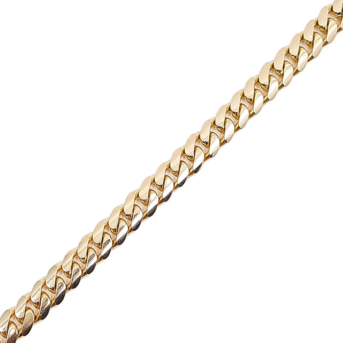 Miami Cuban Bracelet 14kt 6MM 8.5" Heavy