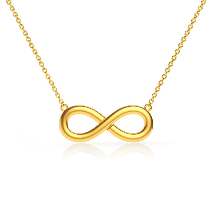 Infinity Necklace Medium in 14kt Gold