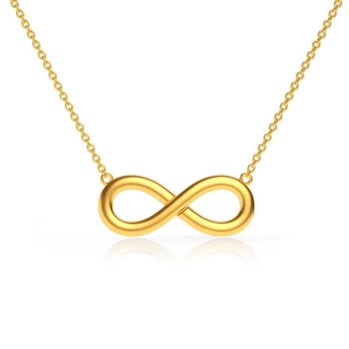 Infinity Necklace Medium in Silver