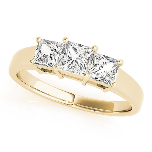 Three Stone Diamond Ring Women's 1.00 ct tw with 14kt Gold