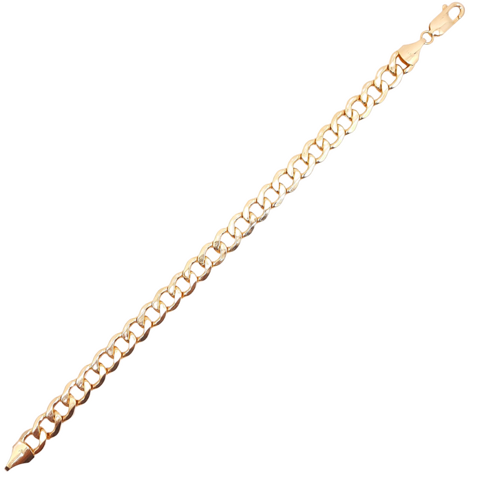 Cuban Link Bracelet 14kt 9MM 9"