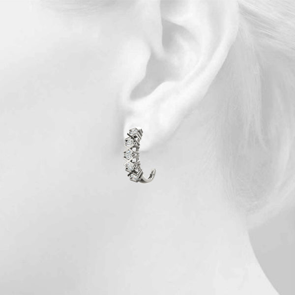 Diamond Earrings 1.00 ct tw 14kt Gold