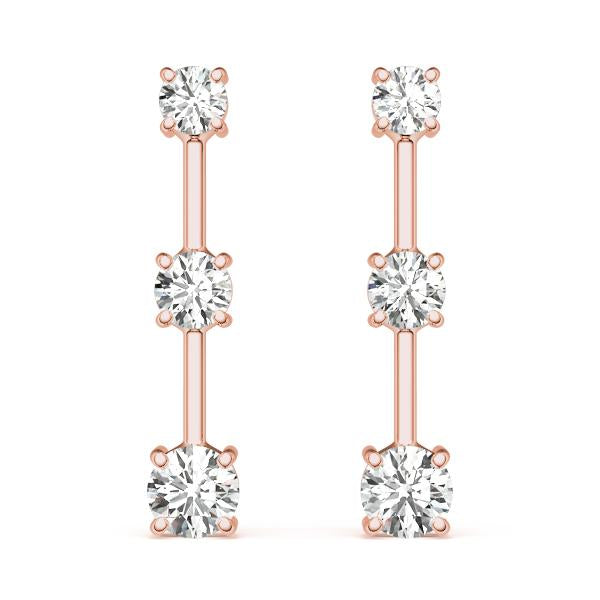 Diamond Earrings 0.38 ct tw 14kt Gold