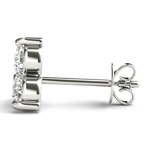 Diamond Earrings 0.72 ct tw 14kt Gold