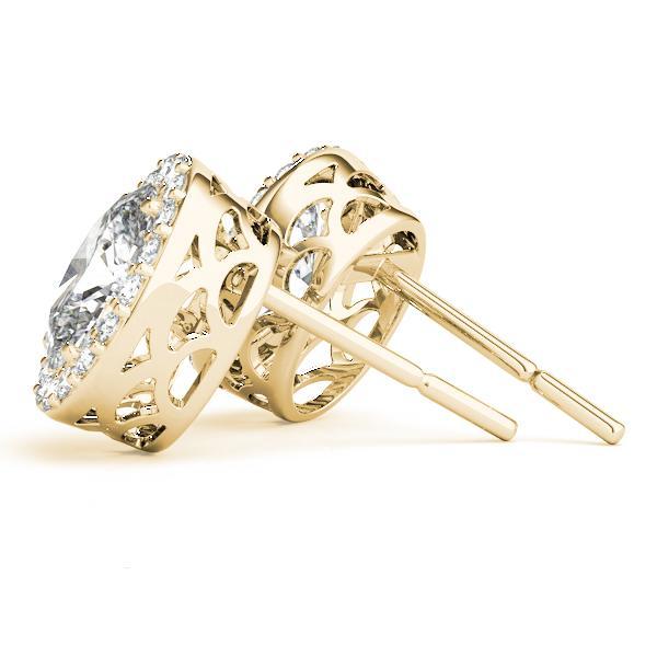 Diamond Earrings 1.42 ct tw 14kt Gold