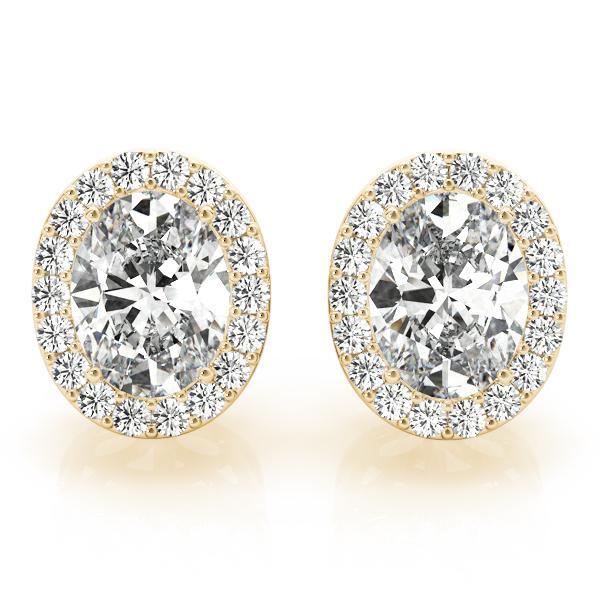 Diamond Earrings 1.42 ct tw 14kt Gold