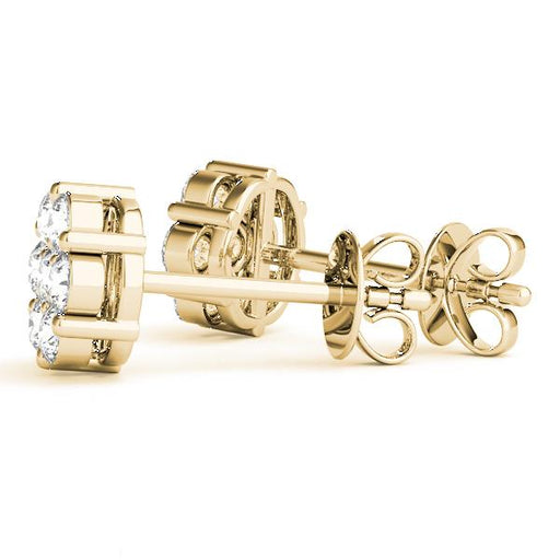 Diamond Earrings 1.68 ct tw 14kt Gold