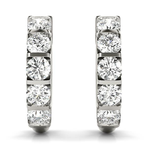 Diamond Earrings 1.20 ct tw 14kt Gold