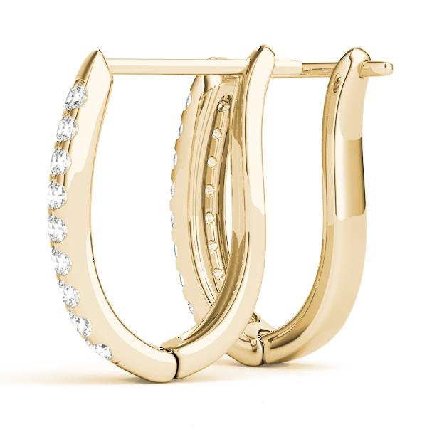 Diamond Earrings 1.73 ct tw 14kt Gold