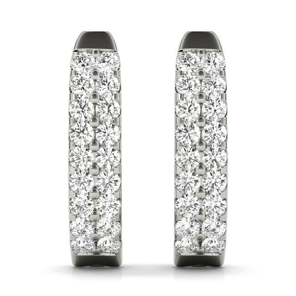 Diamond Earrings 1.73 ct tw 14kt Gold