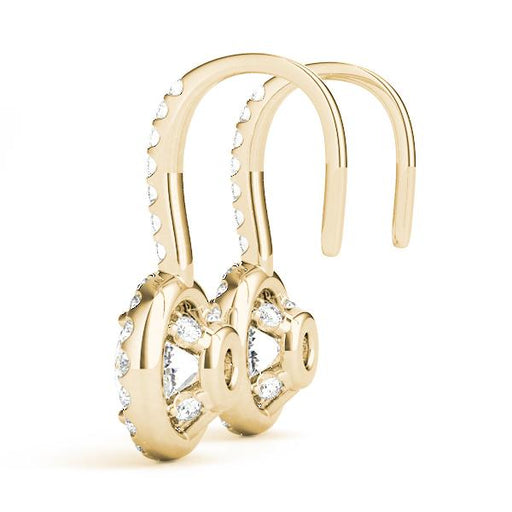 Diamond Earrings 0.93 ct tw 14kt Gold