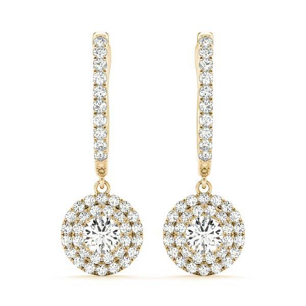 Diamond Earrings 1.19 ct tw 14kt Gold