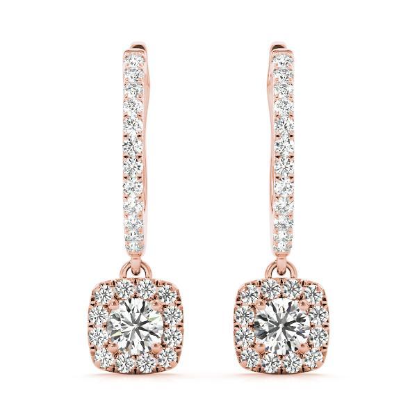 Diamond Earrings 2.02 ct tw 14kt Gold