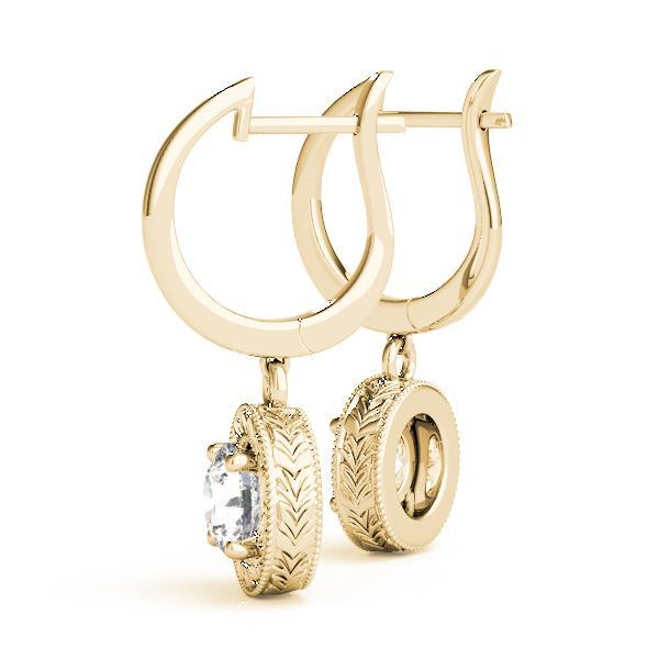 Diamond Earrings  0.54 ct tw 14kt Gold