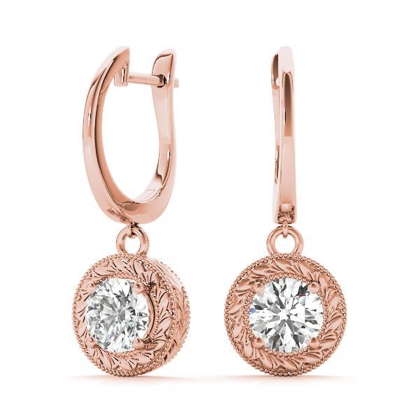 Diamond Earrings  1.14 ct tw 14kt Gold