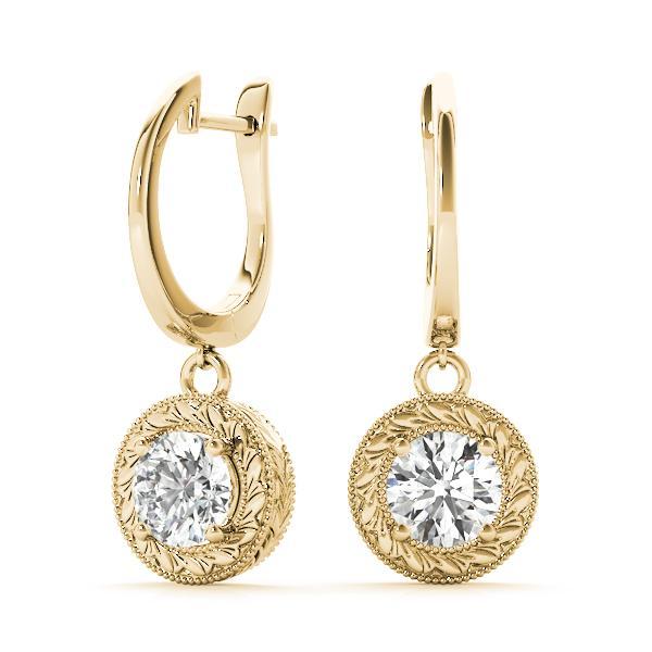 Diamond Earrings  1.14 ct tw 14kt Gold