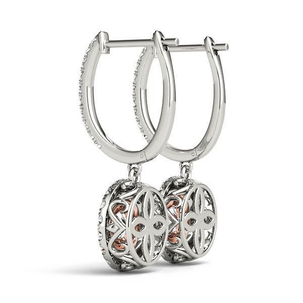 Diamond Earrings 1.47 ct tw 14kt Gold