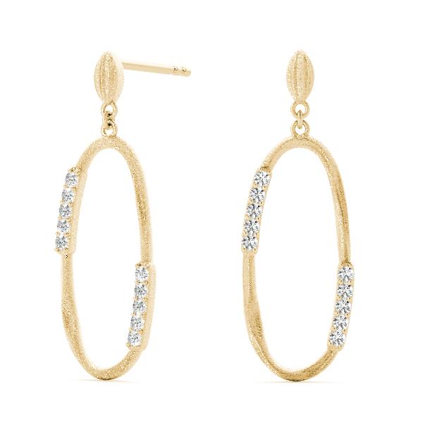 Diamond Earrings 0.12 ct tw 14kt Gold
