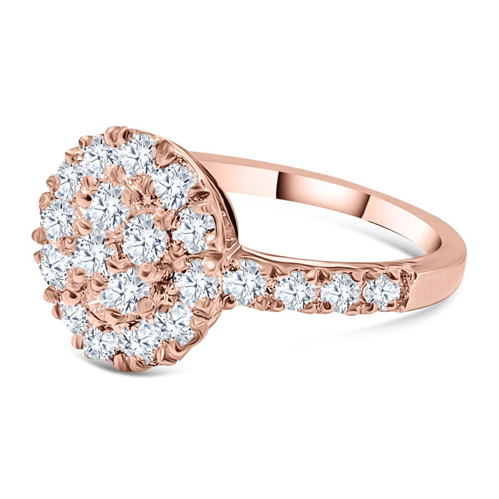 SeaFraa Round Diamond Ring 1.15 carats of diamonds in 14kt Gold