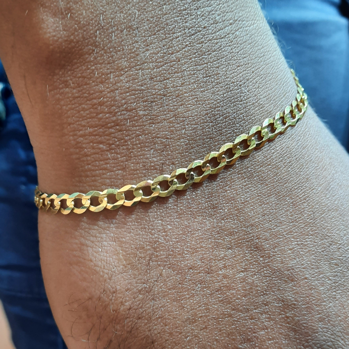 Cuban Link Bracelet 14kt 5MM 8"