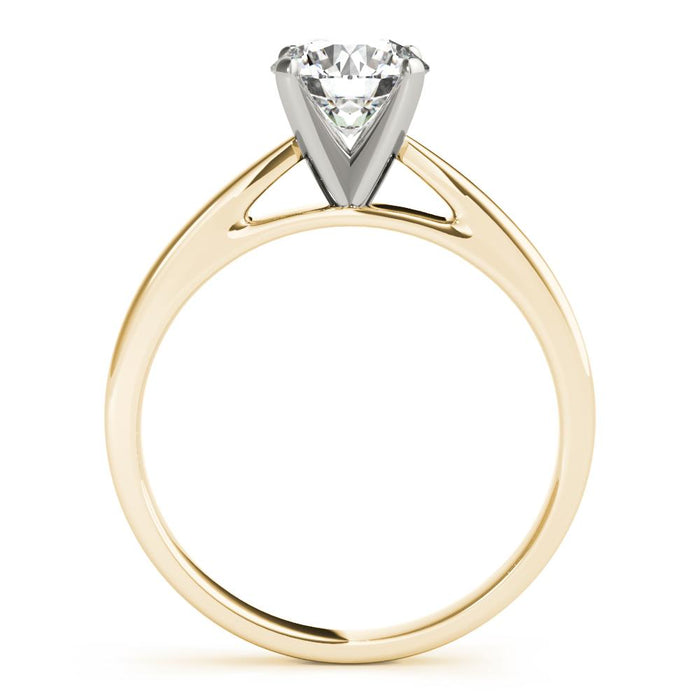 1.00-2.00CT Solitaire Round Diamond Engagement Ring Women's 14kt Gold