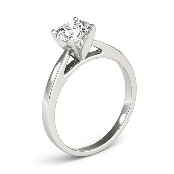 0.25-0.75CT Solitaire Round Diamond Engagement Ring Women's 14kt Gold