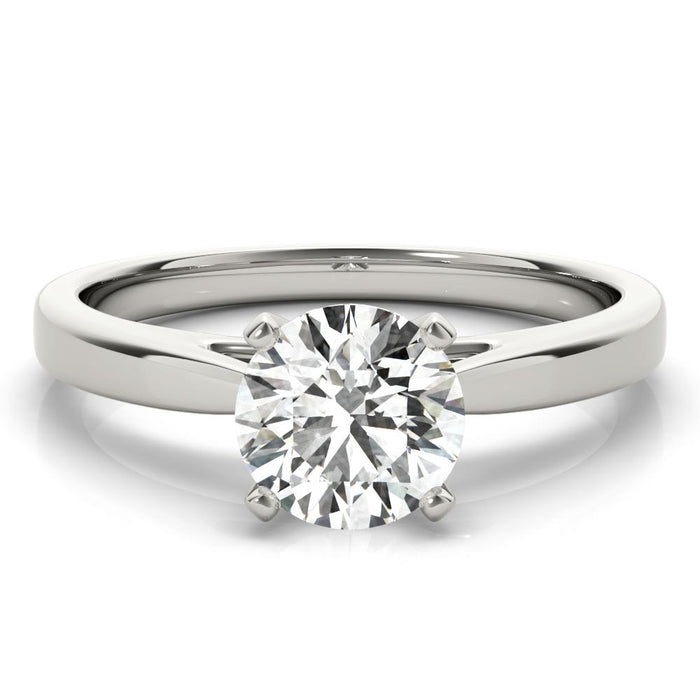 1.00-2.00CT Solitaire Round Diamond Engagement Ring Women's 14kt Gold