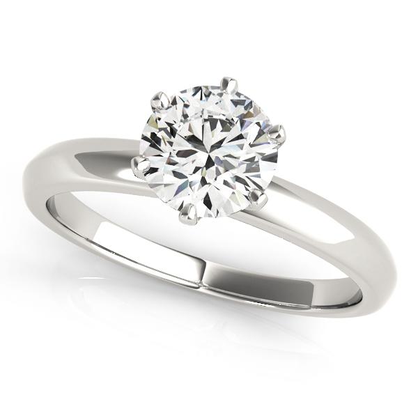 3.00-5.00CT Solitaire Round Diamond Engagement Ring Women's 14kt Gold