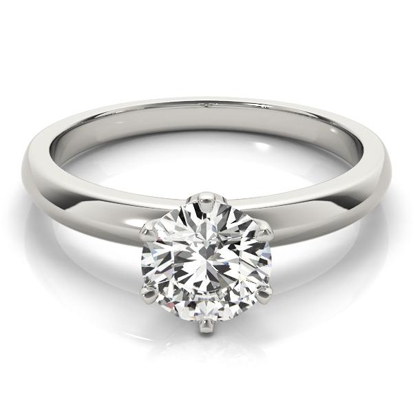 3.00-5.00CT Solitaire Round Diamond Engagement Ring Women's 14kt Gold