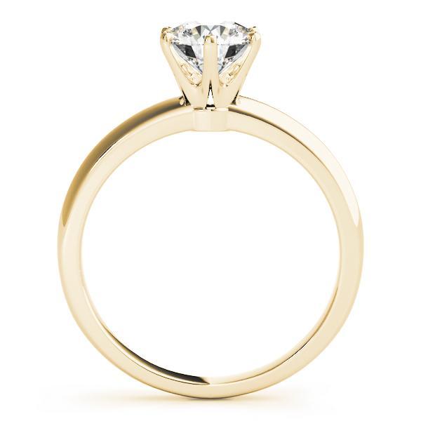 3.00-5.00CT Solitaire Round Diamond Engagement Ring Women's 14kt Gold