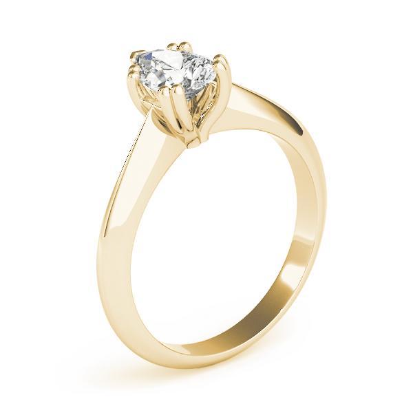 Solitaire Pear Diamond Engagement Ring Women's 1.00CT 14kt Gold