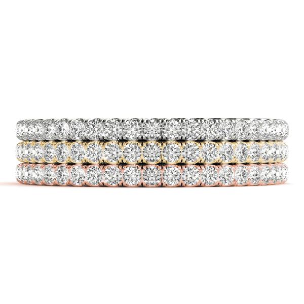 Stackable Diamond Rings 0.28ct 14kt Gold - $1575 for Set of 3