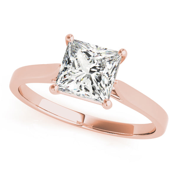 Princess Diamond 1.59ct tw Engagement Ring Women's 14kt Gold