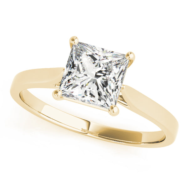 Princess Diamond 1.59ct tw Engagement Ring Women's 14kt Gold