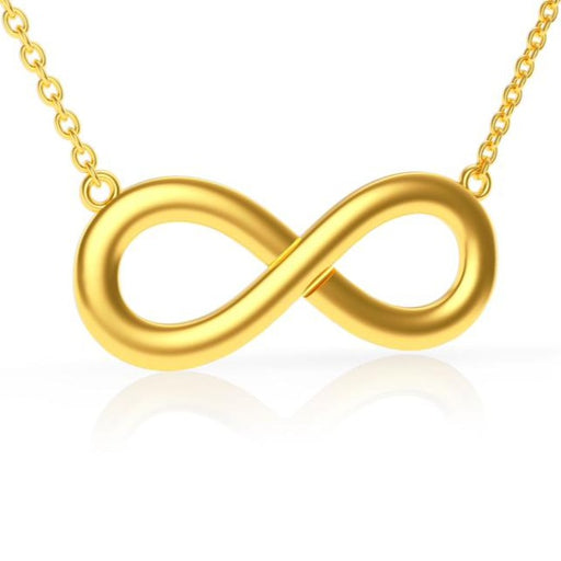 Infinity Necklace Large in Silver