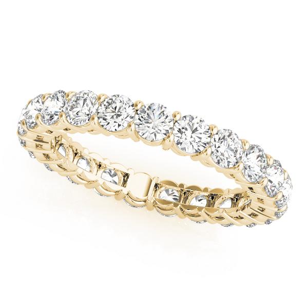 Diamond Eternity Band Women's Ring 4.00 ct tw with 14kt Gold