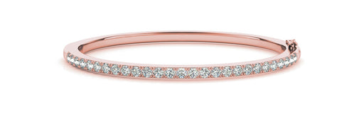 Diamond Marquise® 1Row Diamond Bangle Bracelet 2-3/4carat 14kt Gold